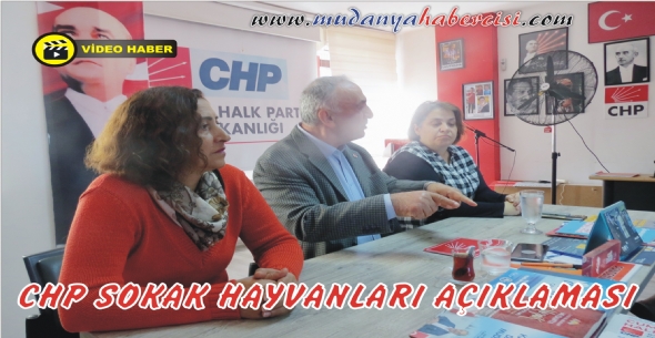 CHP SOKAK HAYVANLARI AIKLAMASI